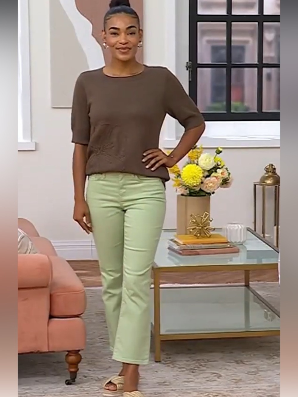 NYDJ Ellison straight leg ankle Jean with cool embrace